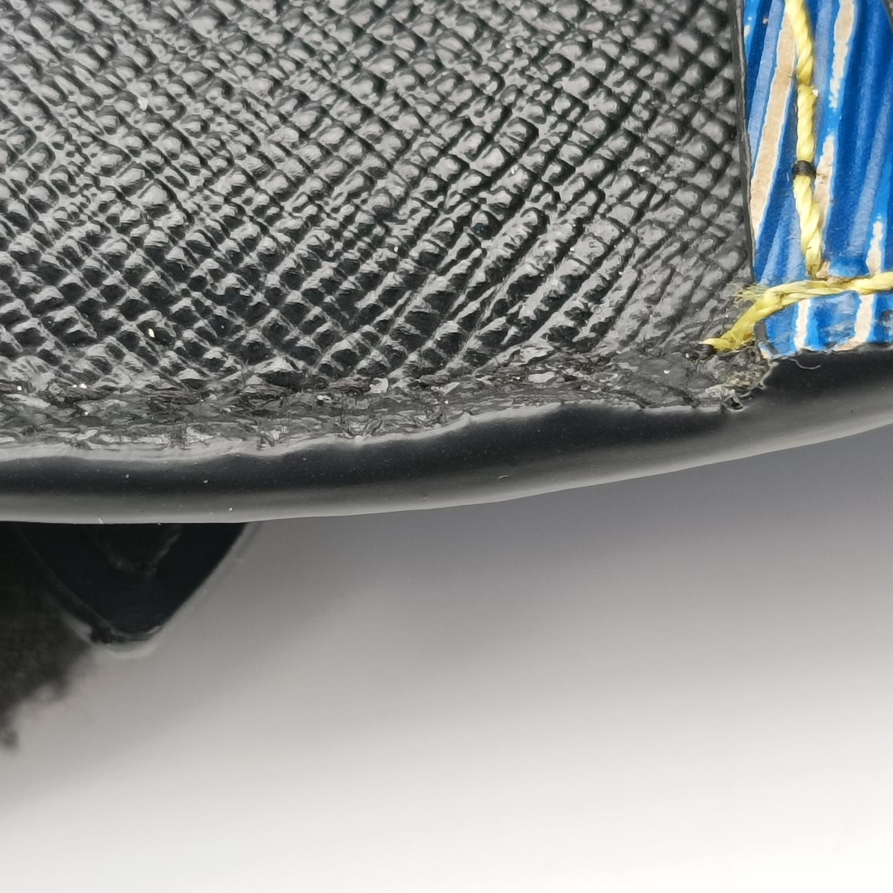 Pre-owned Louis Vuitton Clery Pochette Denim Blue Epi M54539 shoulderbag | stylenewstar