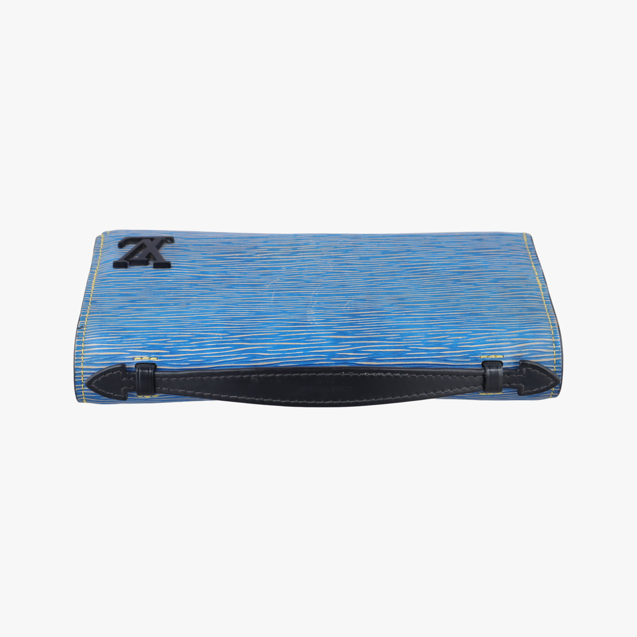 Pre-owned Louis Vuitton Clery Pochette Denim Blue Epi M54539 shoulderbag | stylenewstar