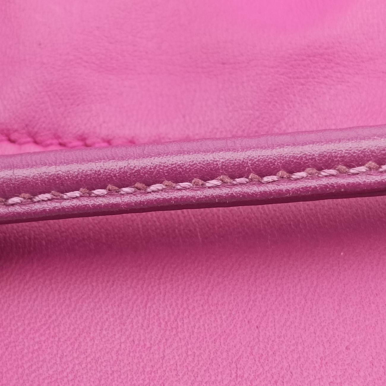 Pre-owned Hermes Sac Aline mini Purple lambskin  shoulderbag | stylenewstar