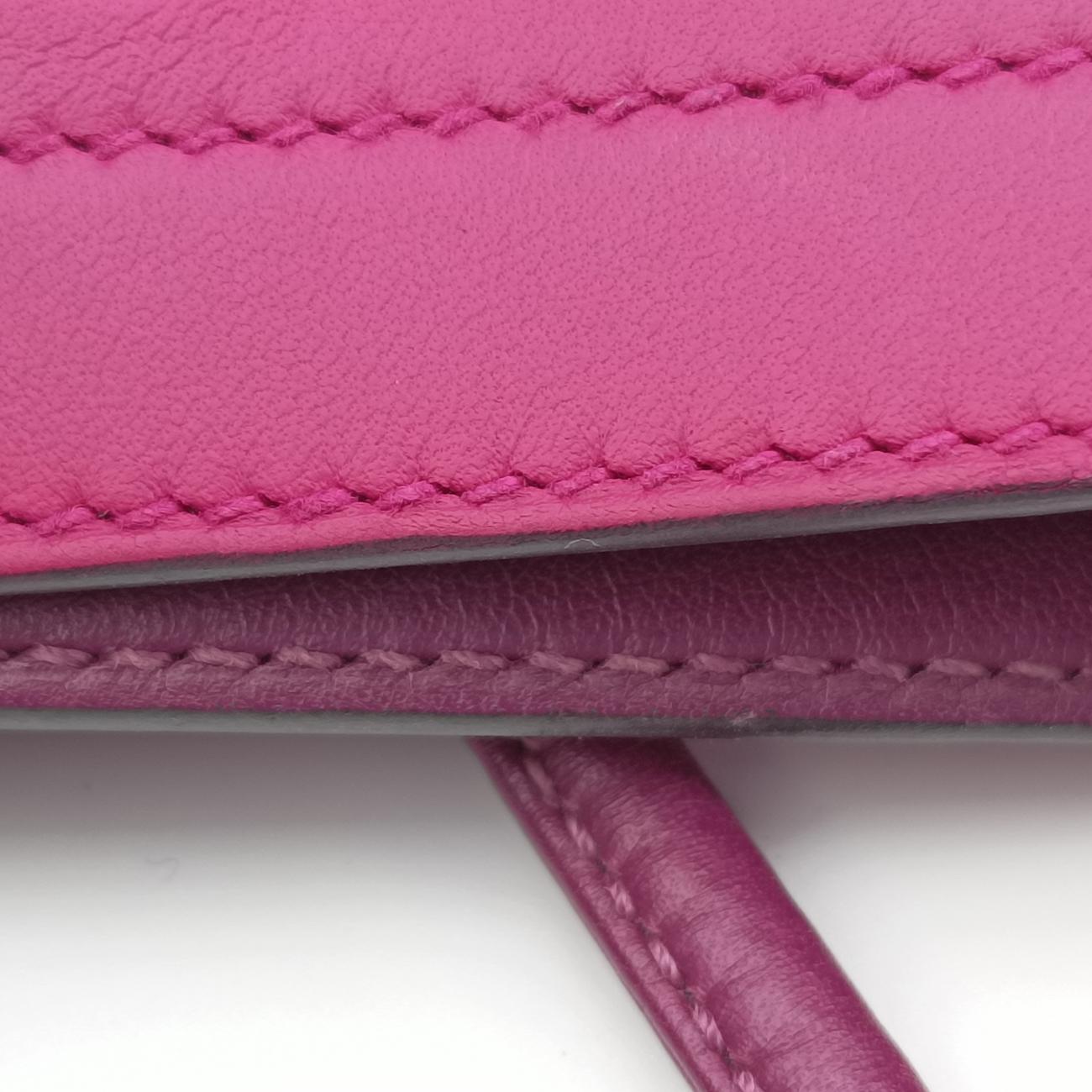 Pre-owned Hermes Sac Aline mini Purple lambskin  shoulderbag | stylenewstar