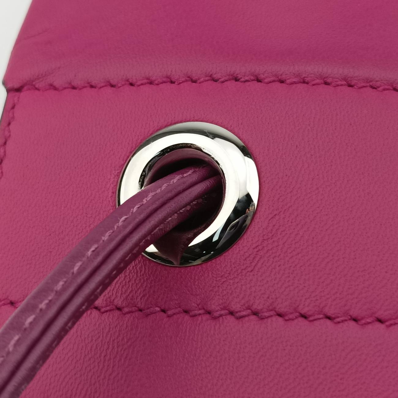 Pre-owned Hermes Sac Aline mini Purple lambskin  shoulderbag | stylenewstar