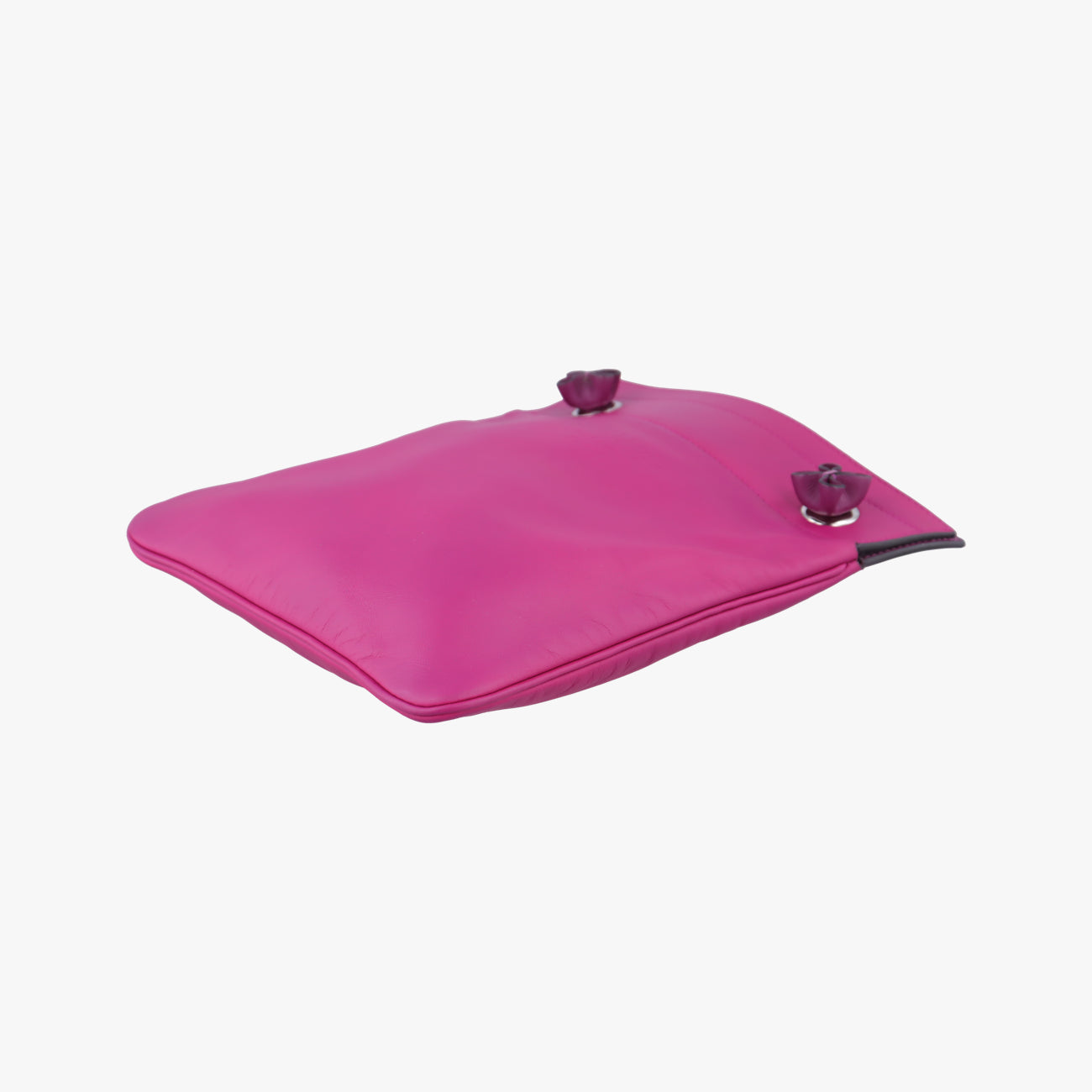 Pre-owned Hermes Sac Aline mini Purple lambskin  shoulderbag | stylenewstar