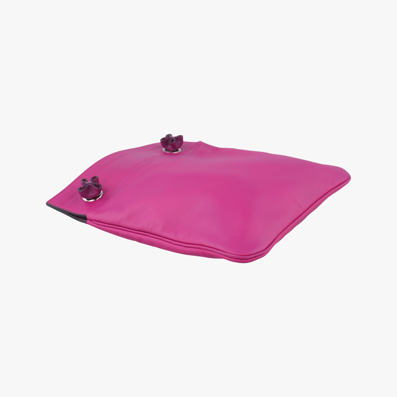 Pre-owned Hermes Sac Aline mini Purple lambskin  shoulderbag | stylenewstar