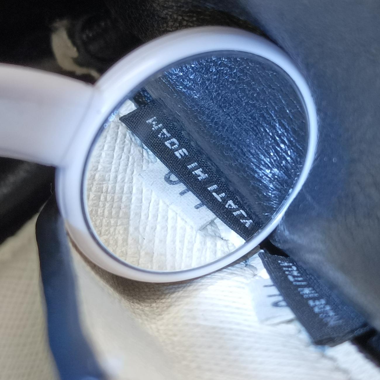 Secondhand Prada Embroidered Sound Black x White x Gray SAFFIANO Leather  shoulderbag | stylenewstar