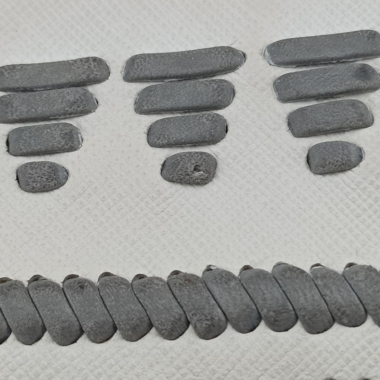 Secondhand Prada Embroidered Sound Black x White x Gray SAFFIANO Leather  shoulderbag | stylenewstar