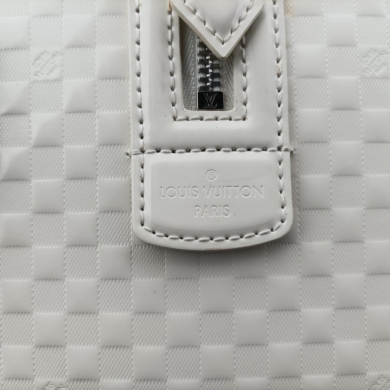 Pre-owned Louis Vuitton Speedy Cube MM CREME Damier Facets M48904 shoulderbag | stylenewstar