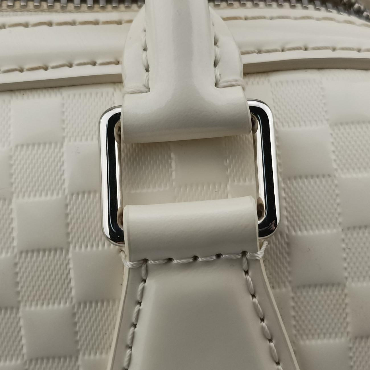 Pre-owned Louis Vuitton Speedy Cube MM CREME Damier Facets M48904 shoulderbag | stylenewstar