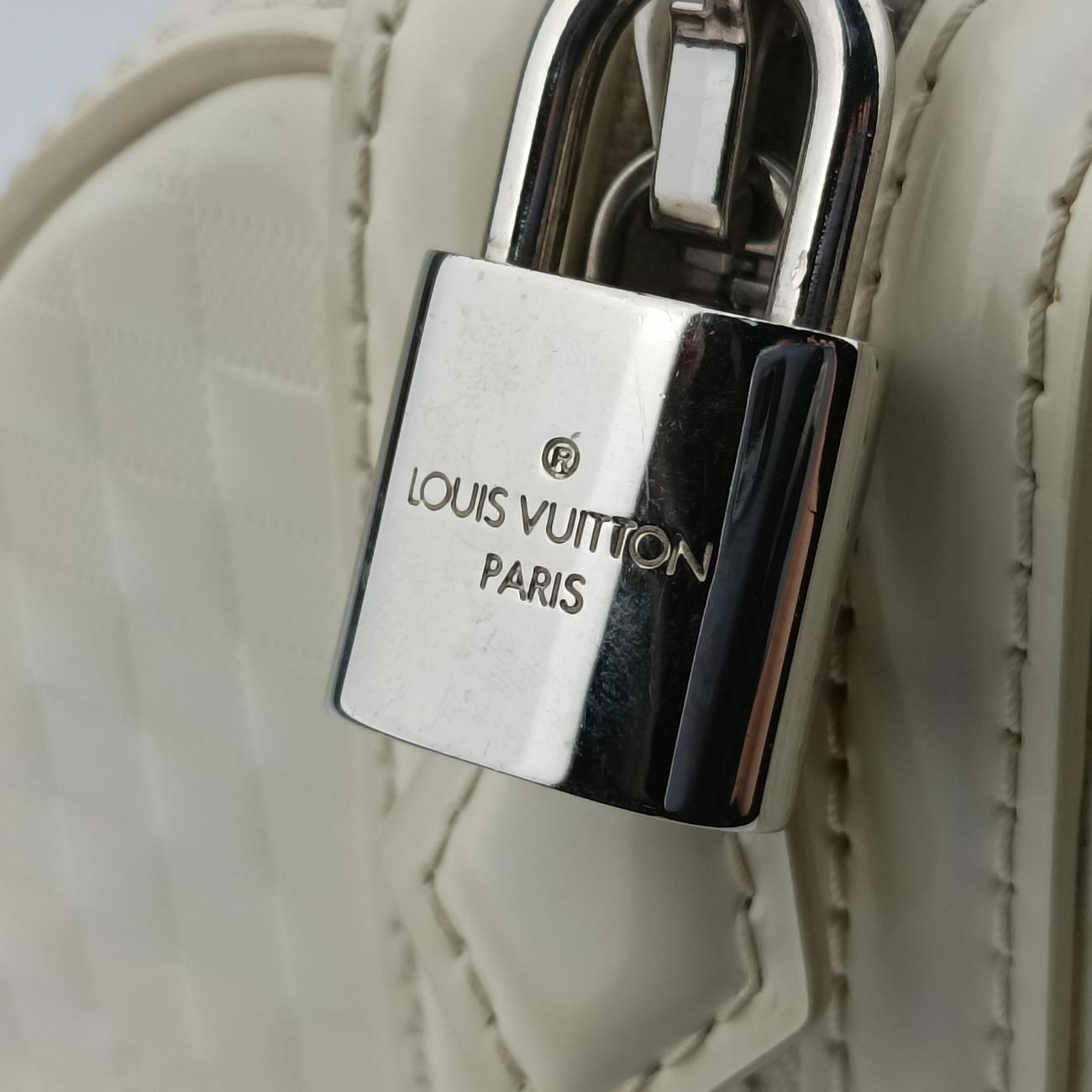 Pre-owned Louis Vuitton Speedy Cube MM CREME Damier Facets M48904 shoulderbag | stylenewstar