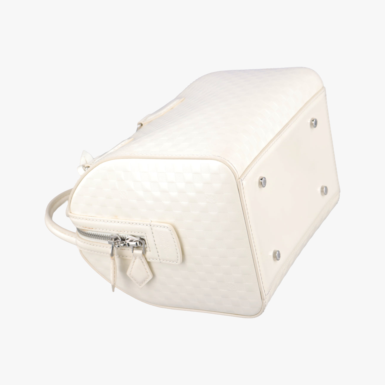 Pre-owned Louis Vuitton Speedy Cube MM CREME Damier Facets M48904 shoulderbag | stylenewstar