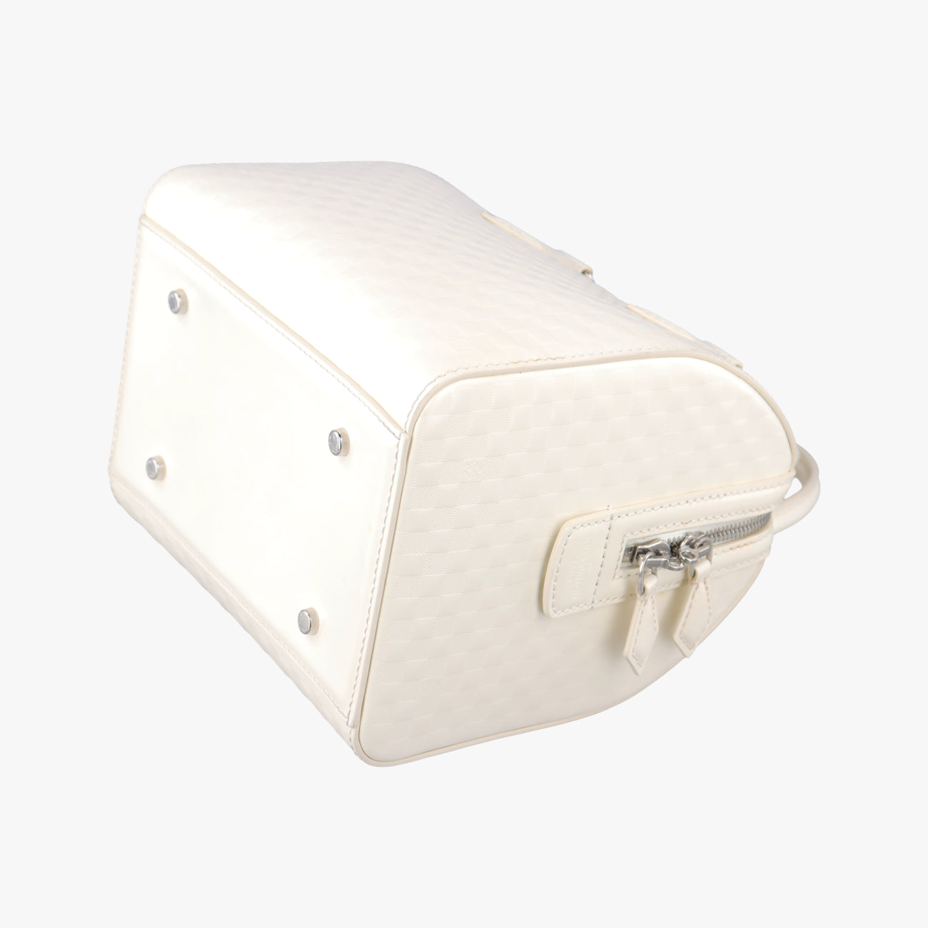 Pre-owned Louis Vuitton Speedy Cube MM CREME Damier Facets M48904 shoulderbag | stylenewstar