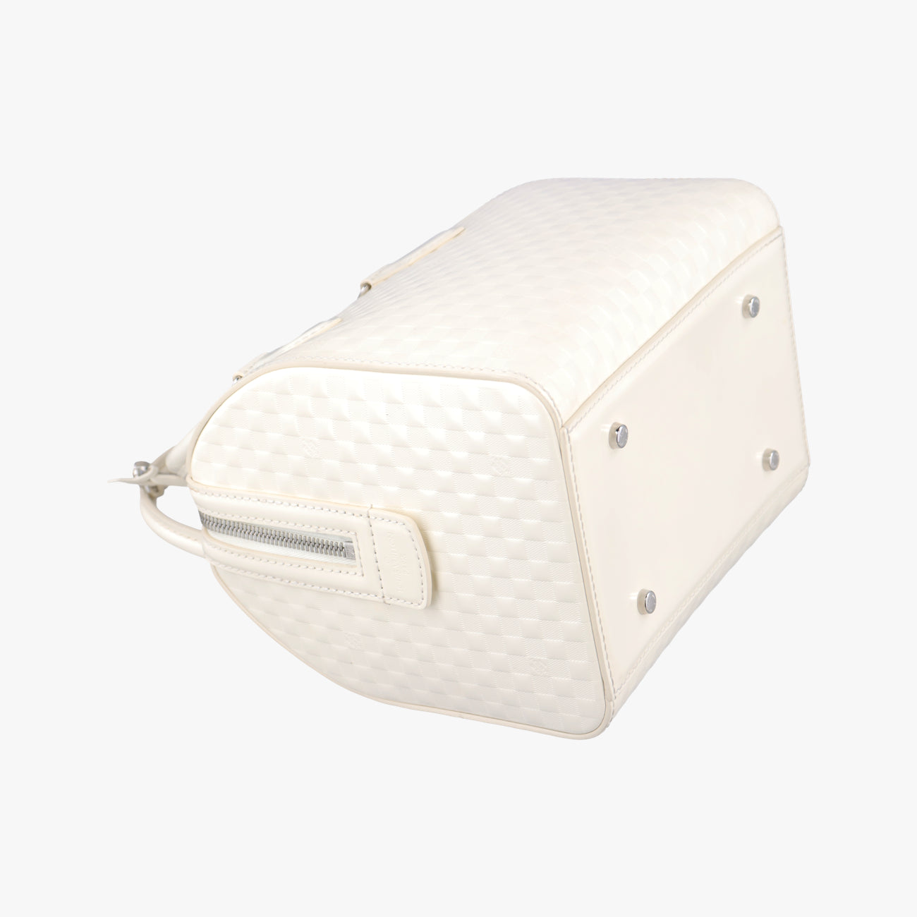 Pre-owned Louis Vuitton Speedy Cube MM CREME Damier Facets M48904 shoulderbag | stylenewstar