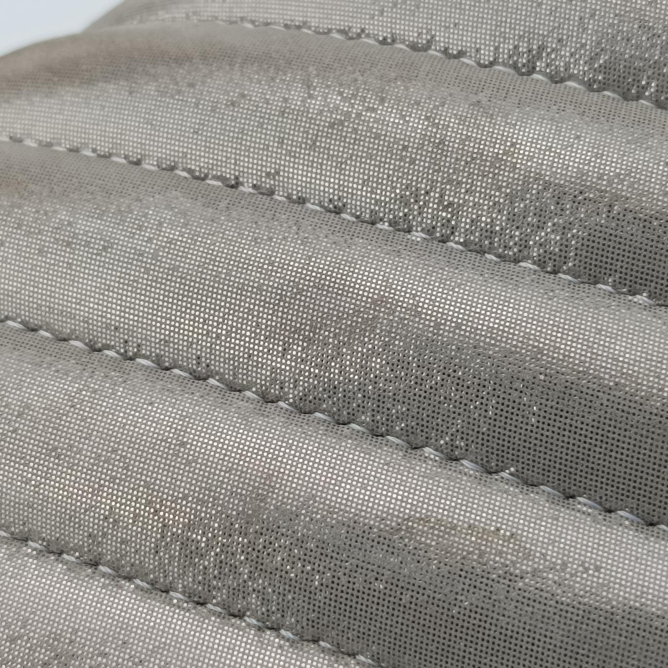 Pre-owned Chanel Urban Spirit V stitch Silver Sparkle Leather A91136 shoulderbag | stylenewstar