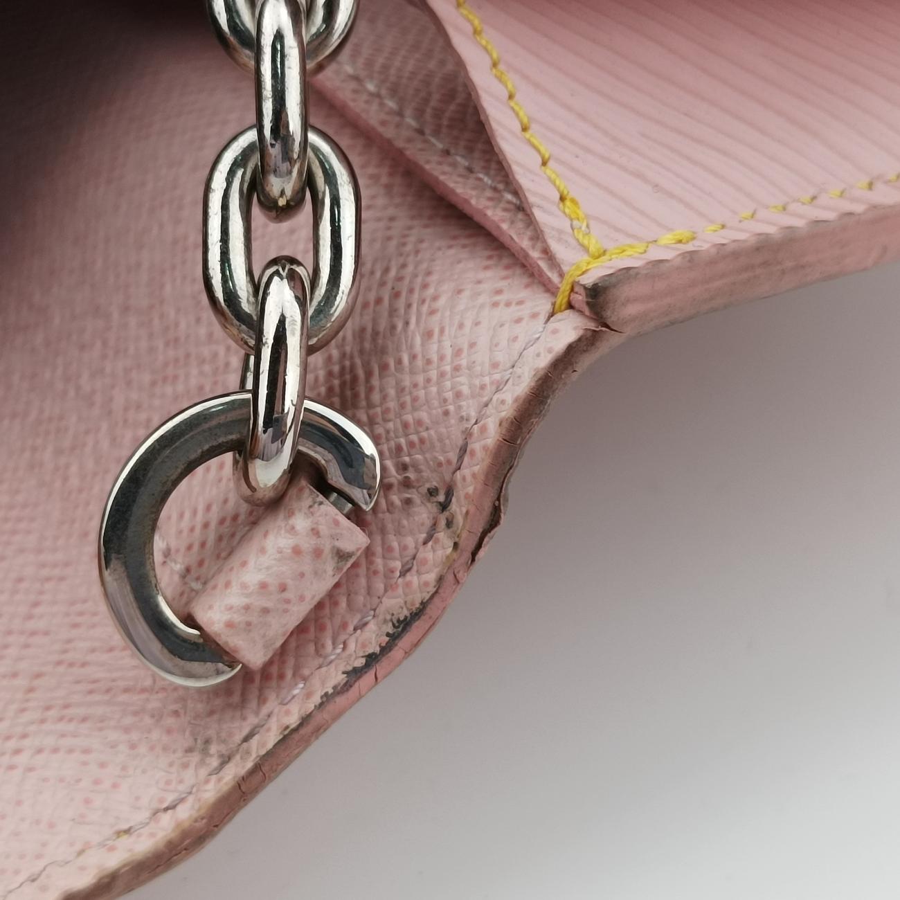 Pre-owned Louis Vuitton Portefeuille Twist Rose Ballerine Epi M62462 shoulderbag | stylenewstar