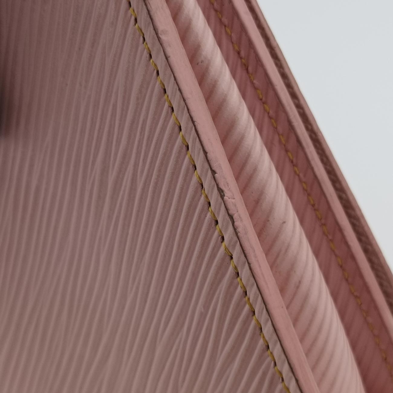 Pre-owned Louis Vuitton Portefeuille Twist Rose Ballerine Epi M62462 shoulderbag | stylenewstar