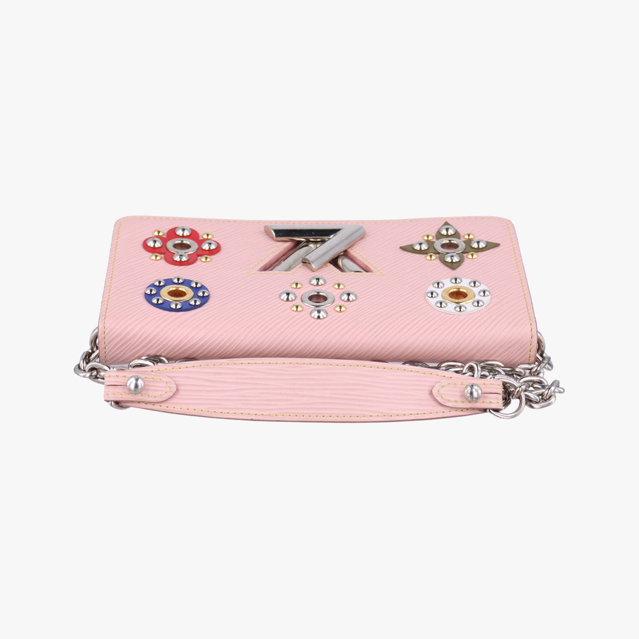 Pre-owned Louis Vuitton Portefeuille Twist Rose Ballerine Epi M62462 shoulderbag | stylenewstar