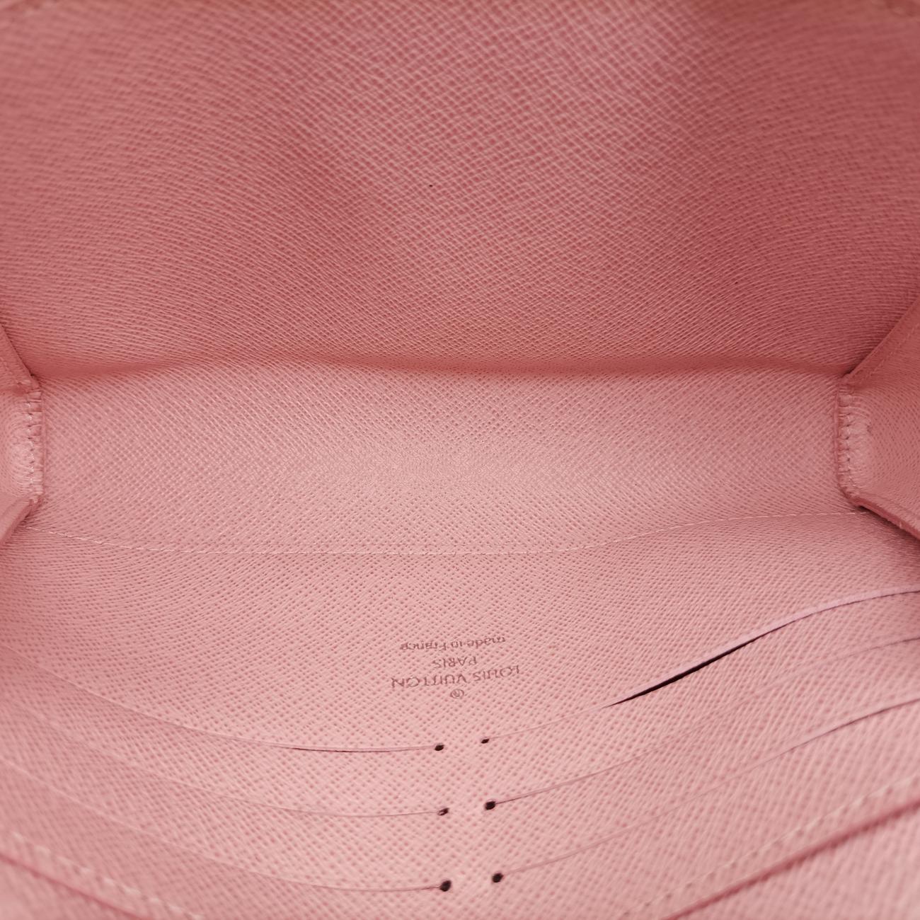 Pre-owned Louis Vuitton Portefeuille Twist Rose Ballerine Epi M62462 shoulderbag | stylenewstar