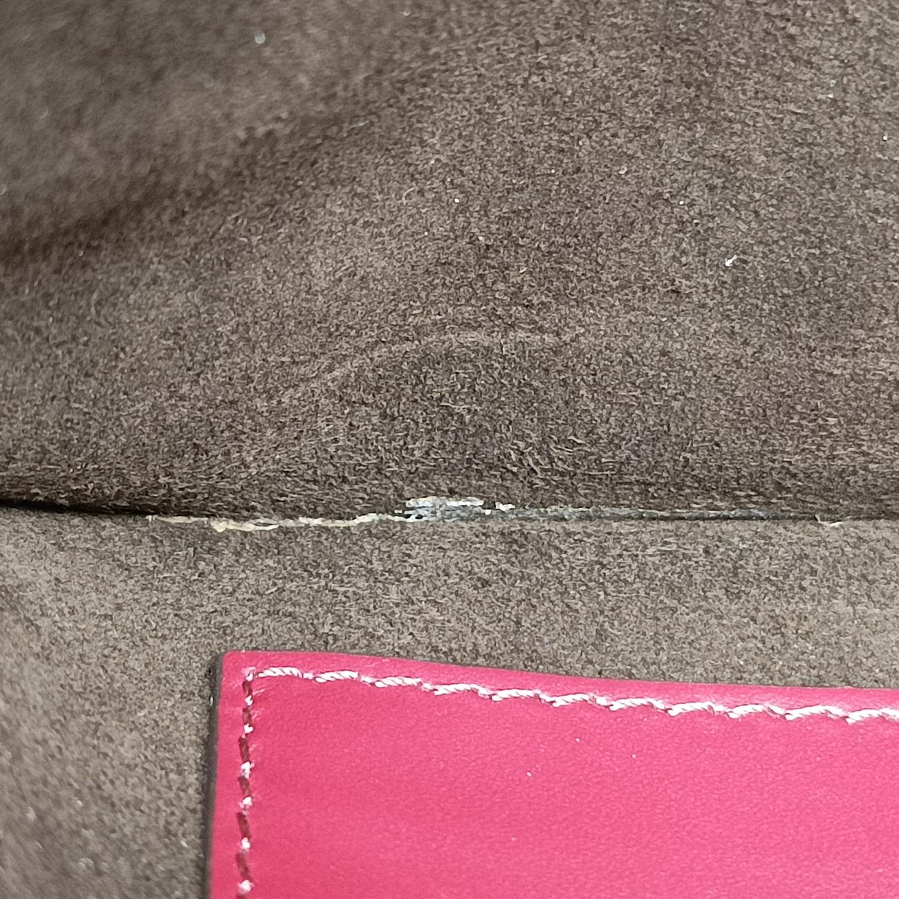 Vintage Fendi Baguette Mini Burgundy Leather 8BS039 shoulderbag | stylenewstar