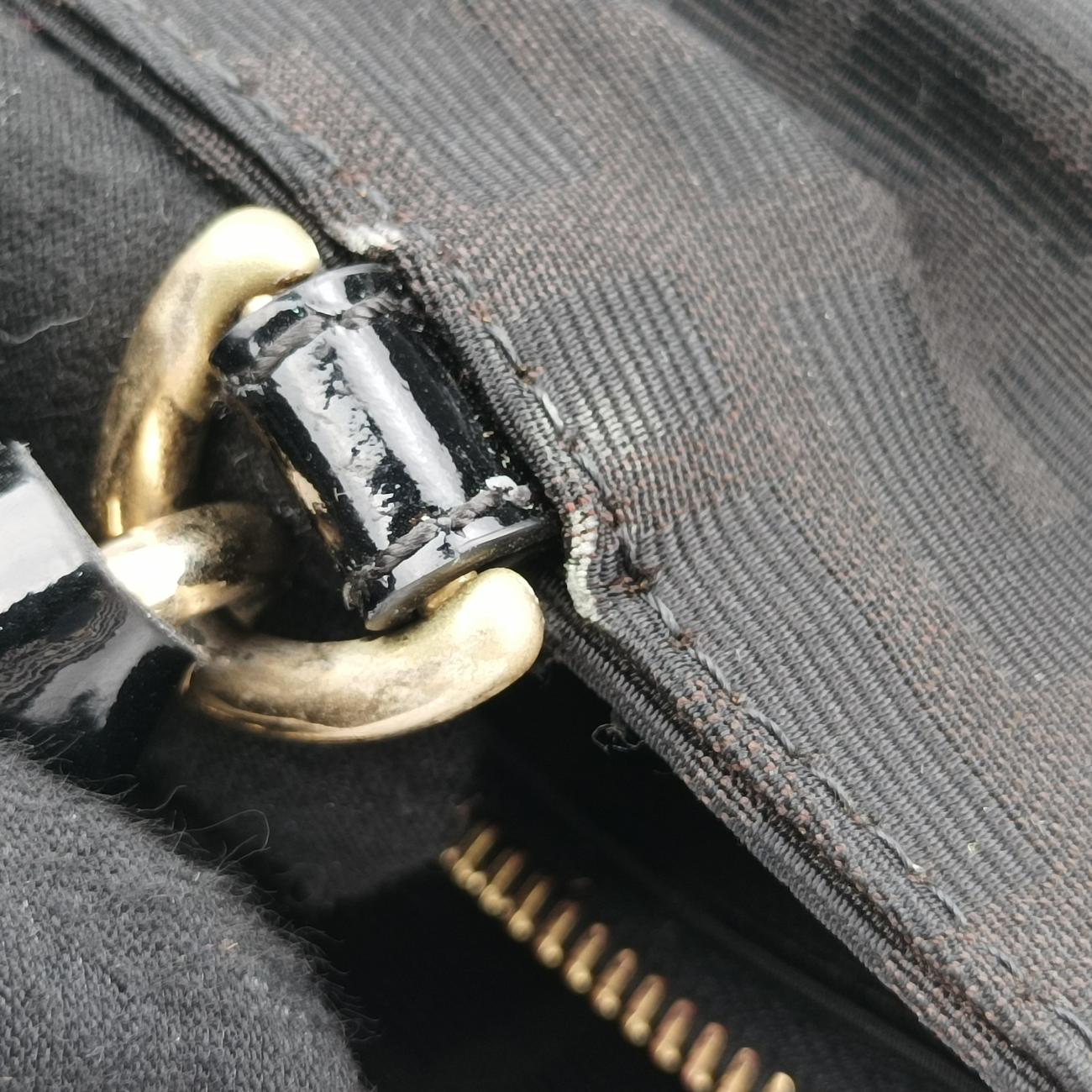 Secondhand Fendi Mia Black PVC coated canvas 8BR616 shoulderbag | stylenewstar