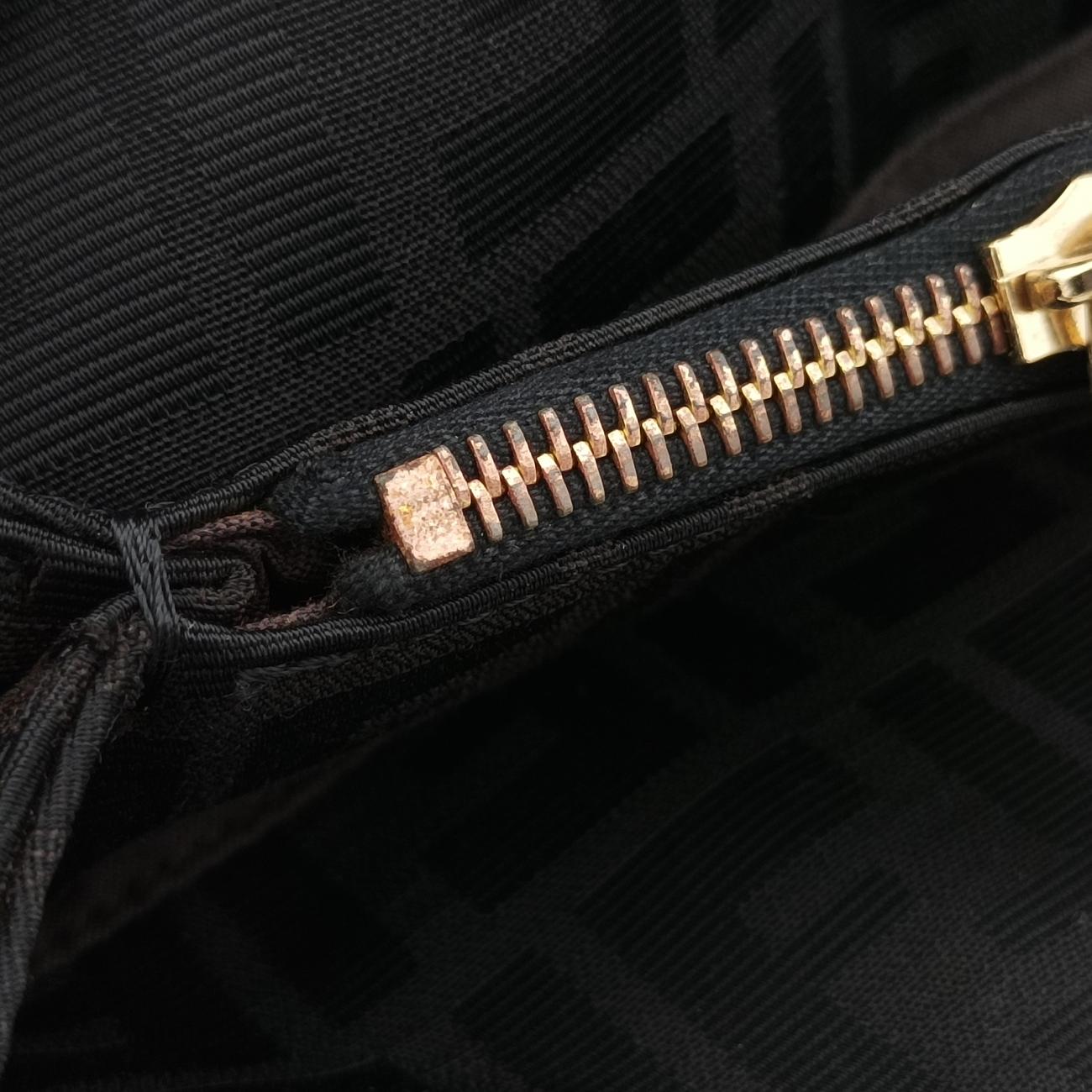 Secondhand Fendi Mia Black PVC coated canvas 8BR616 shoulderbag | stylenewstar