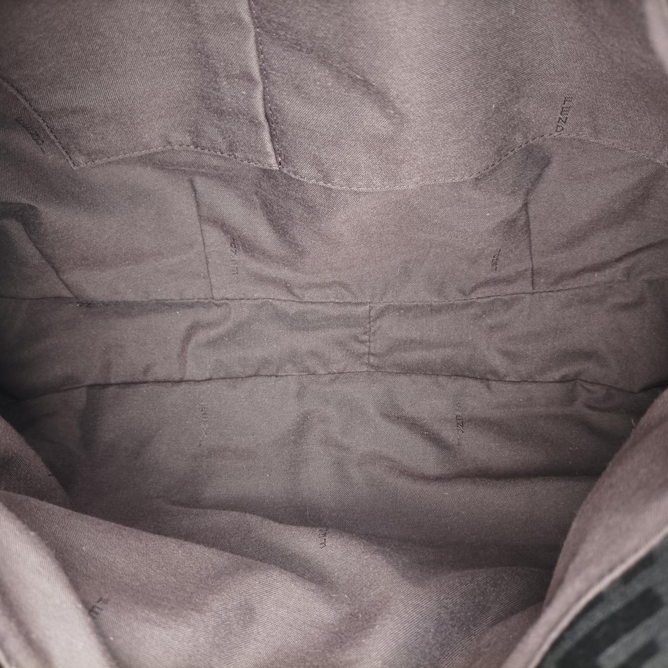 Secondhand Fendi Mia Black PVC coated canvas 8BR616 shoulderbag | stylenewstar