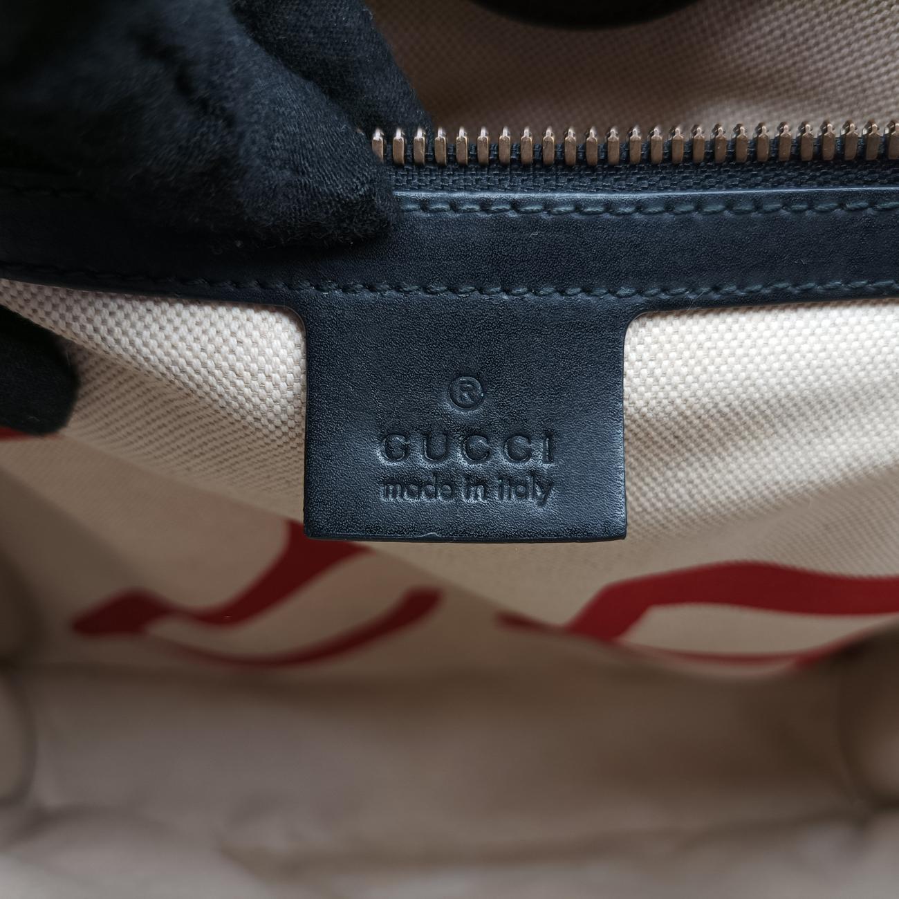 Pre-owned Gucci GG Supreme Bee Beige×Multicolour PVC coated canvas 450950 shoulderbag | stylenewstar