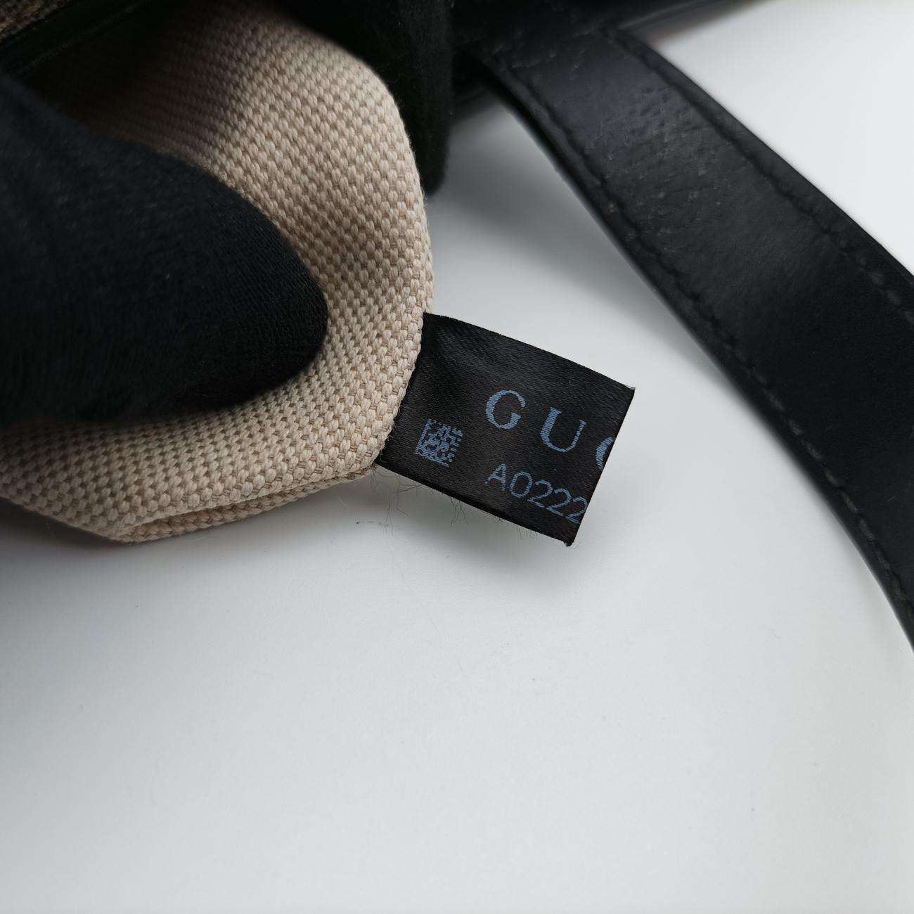 Pre-owned Gucci GG Supreme Bee Beige×Multicolour PVC coated canvas 450950 shoulderbag | stylenewstar