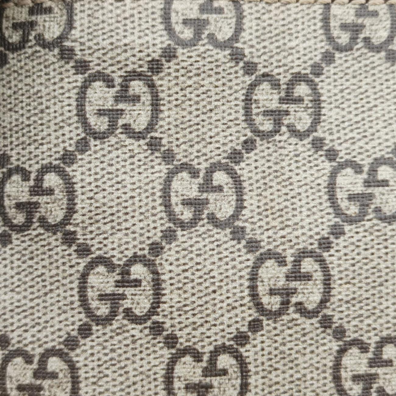 Pre-owned Gucci GG Supreme Bee Beige×Multicolour PVC coated canvas 450950 shoulderbag | stylenewstar