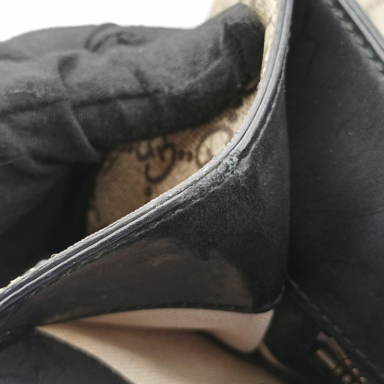 Pre-owned Gucci GG Supreme Bee Beige×Multicolour PVC coated canvas 450950 shoulderbag | stylenewstar