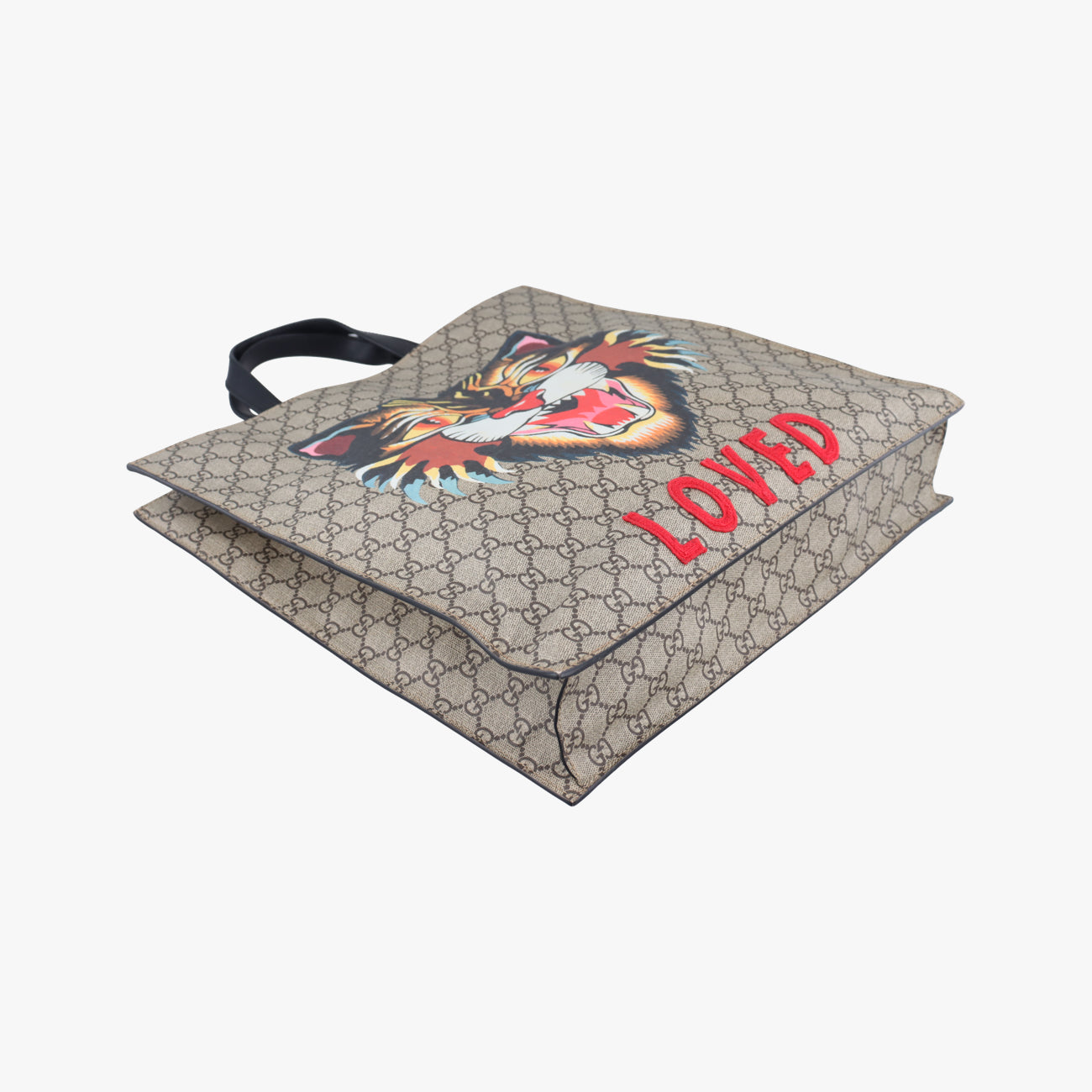 Pre-owned Gucci GG Supreme Bee Beige×Multicolour PVC coated canvas 450950 shoulderbag | stylenewstar