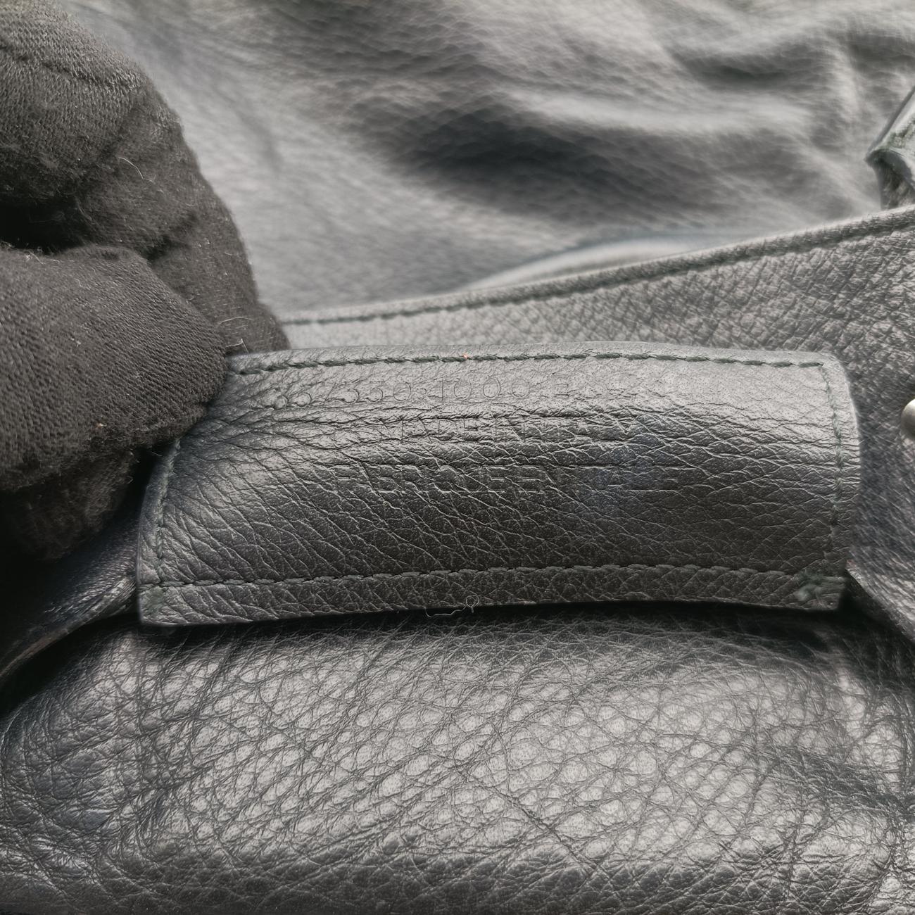 Pre-owned Balenciaga Paper A5 Tote Bag Black Lambskin  handbag | stylenewstar