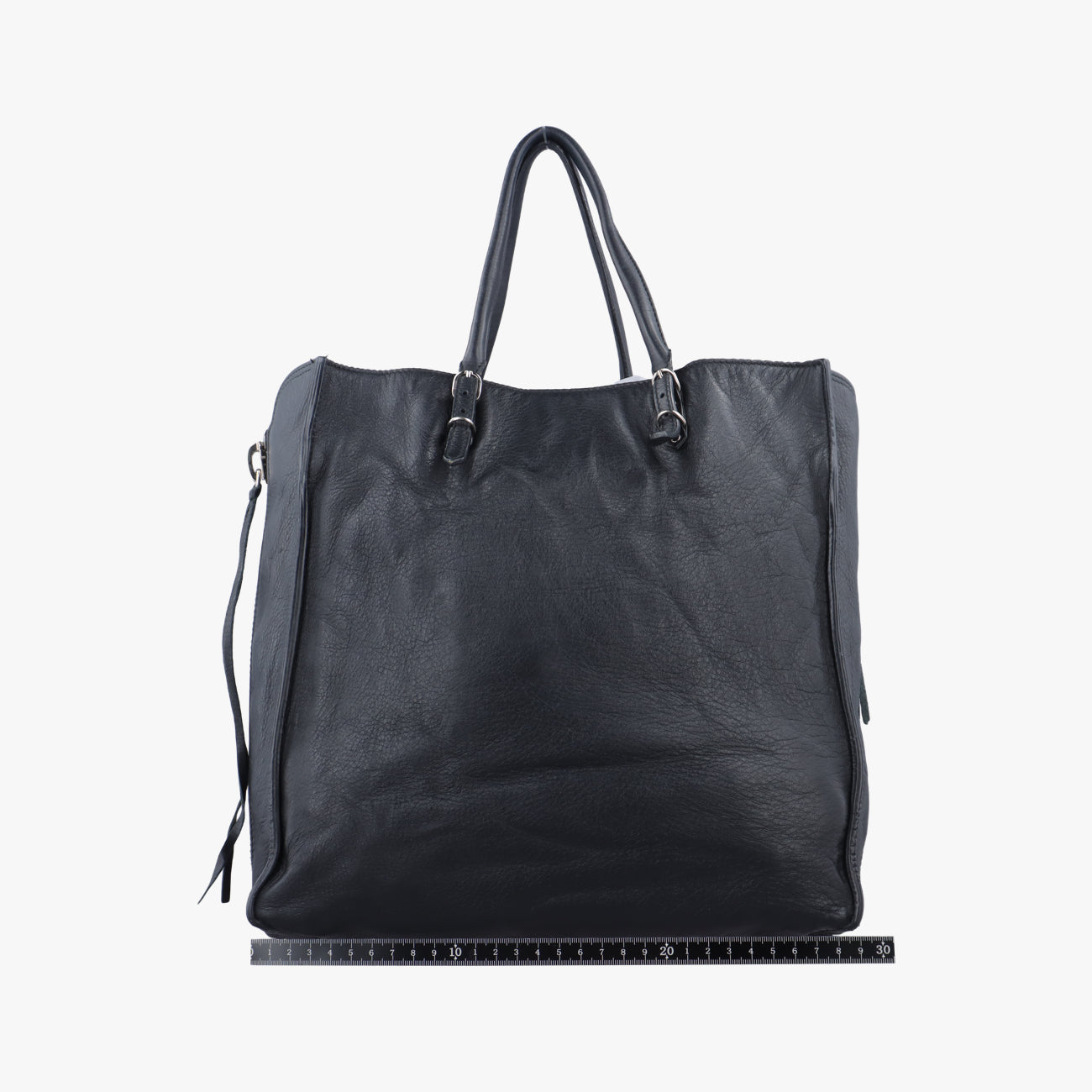 Pre-owned Balenciaga Paper A5 Tote Bag Black Lambskin  handbag | stylenewstar