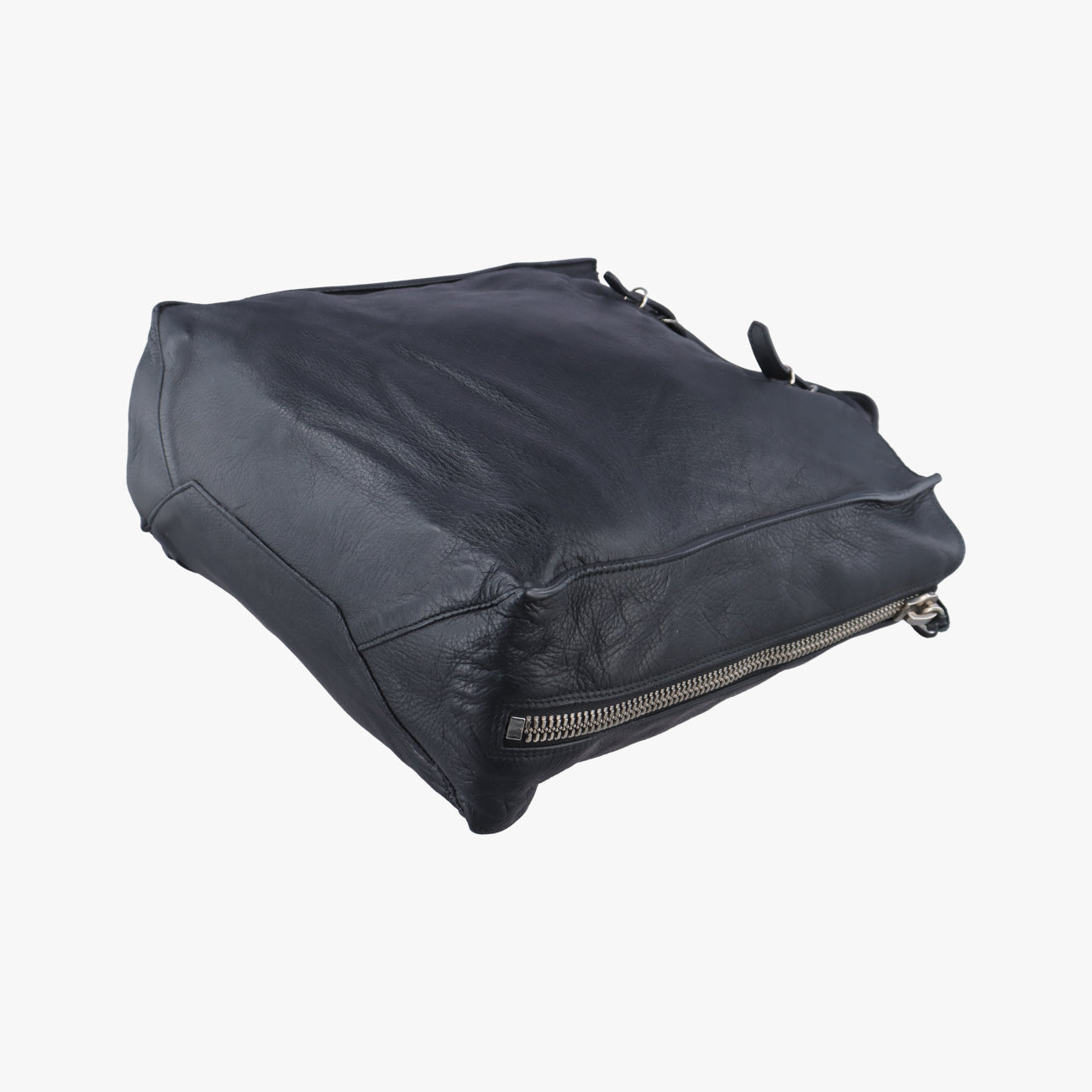 Pre-owned Balenciaga Paper A5 Tote Bag Black Lambskin  handbag | stylenewstar