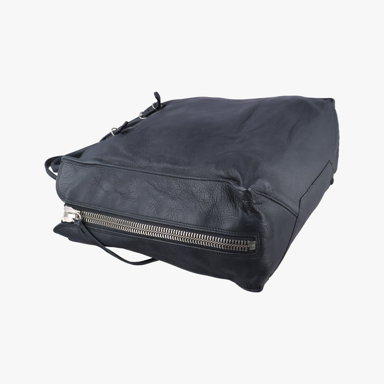 Pre-owned Balenciaga Paper A5 Tote Bag Black Lambskin  handbag | stylenewstar