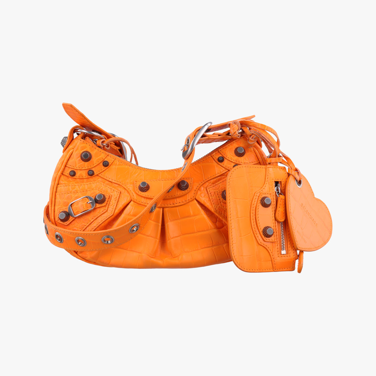Vintage Balenciaga Le Cagole Orange lambskin  shoulderbag | stylenewstar