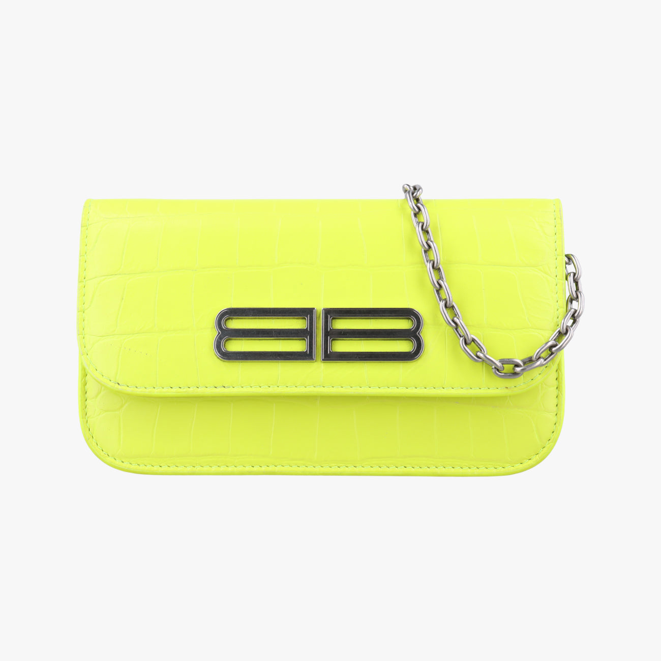 Vintage Balenciaga BB Gossip Green Leather  shoulderbag | stylenewstar