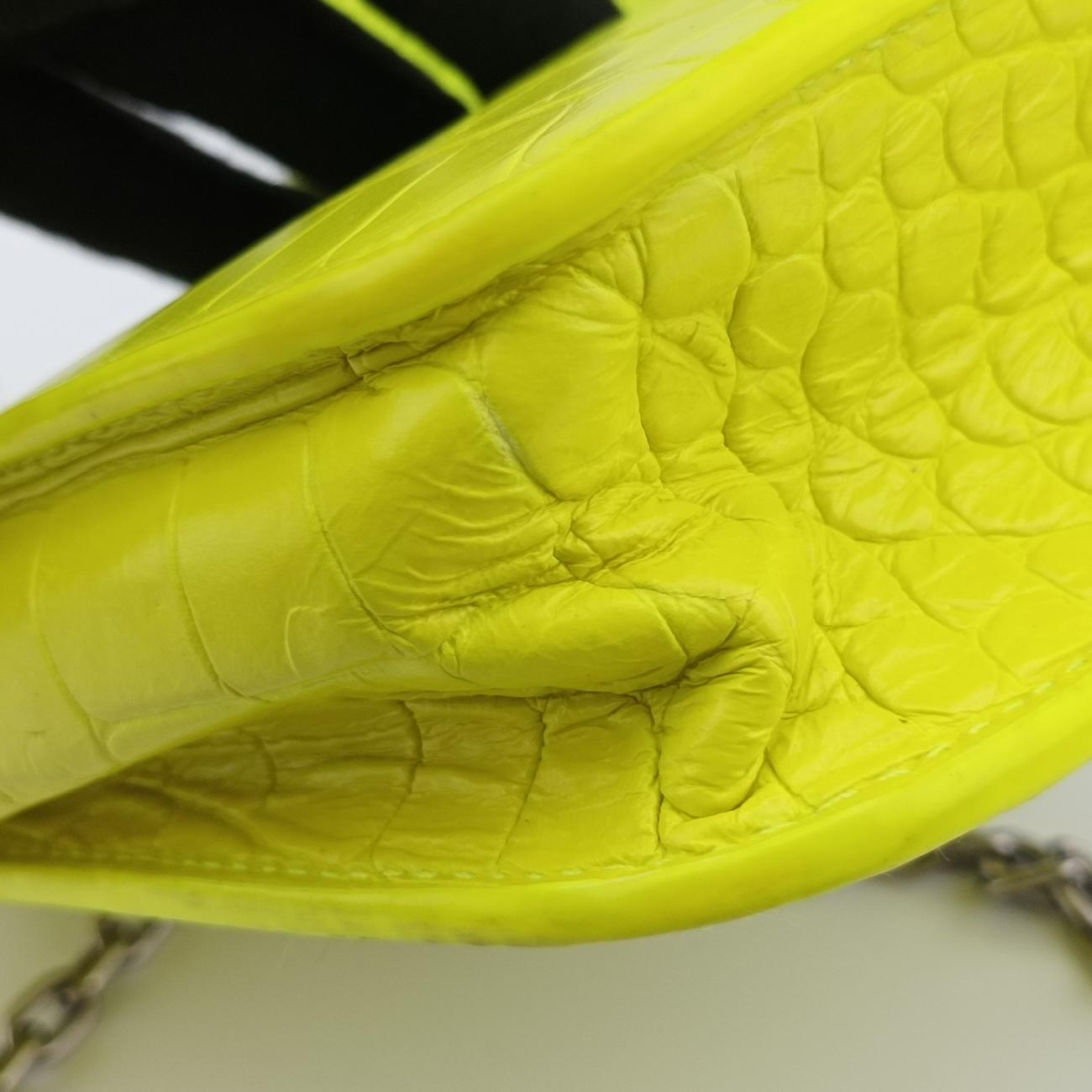 Vintage Balenciaga BB Gossip Green Leather  shoulderbag | stylenewstar