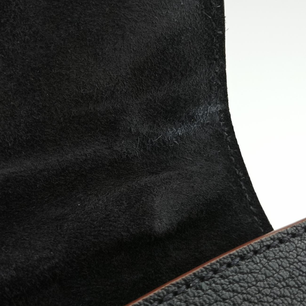 Vintage Miu Miu Miu Lady Black Leather  shoulderbag | stylenewstar