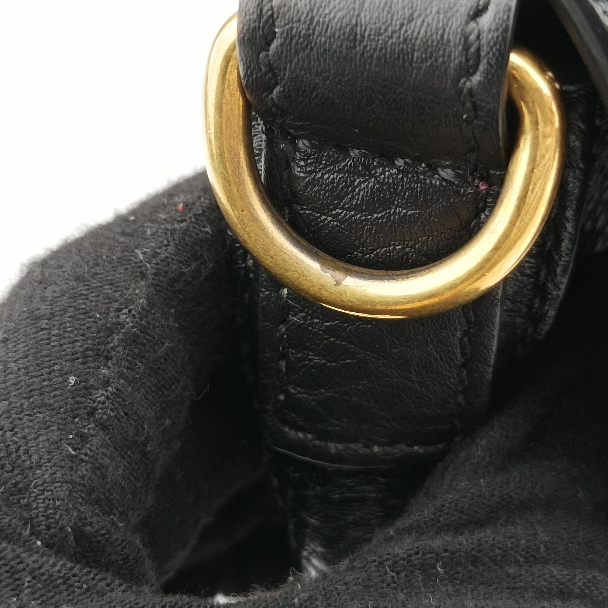 Vintage Fendi Baguette Black Leather 7VA472 shoulderbag | stylenewstar