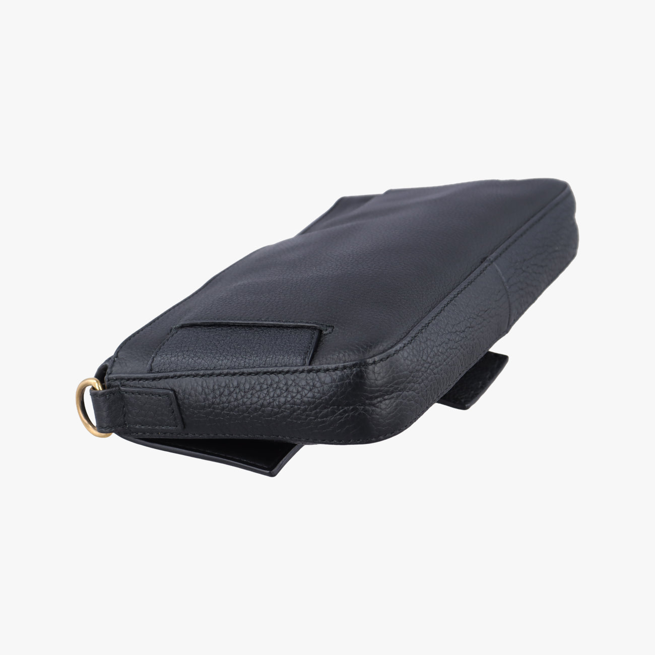 Pre-owned Fendi Baguette Black Leather 7VA472 shoulderbag | stylenewstar