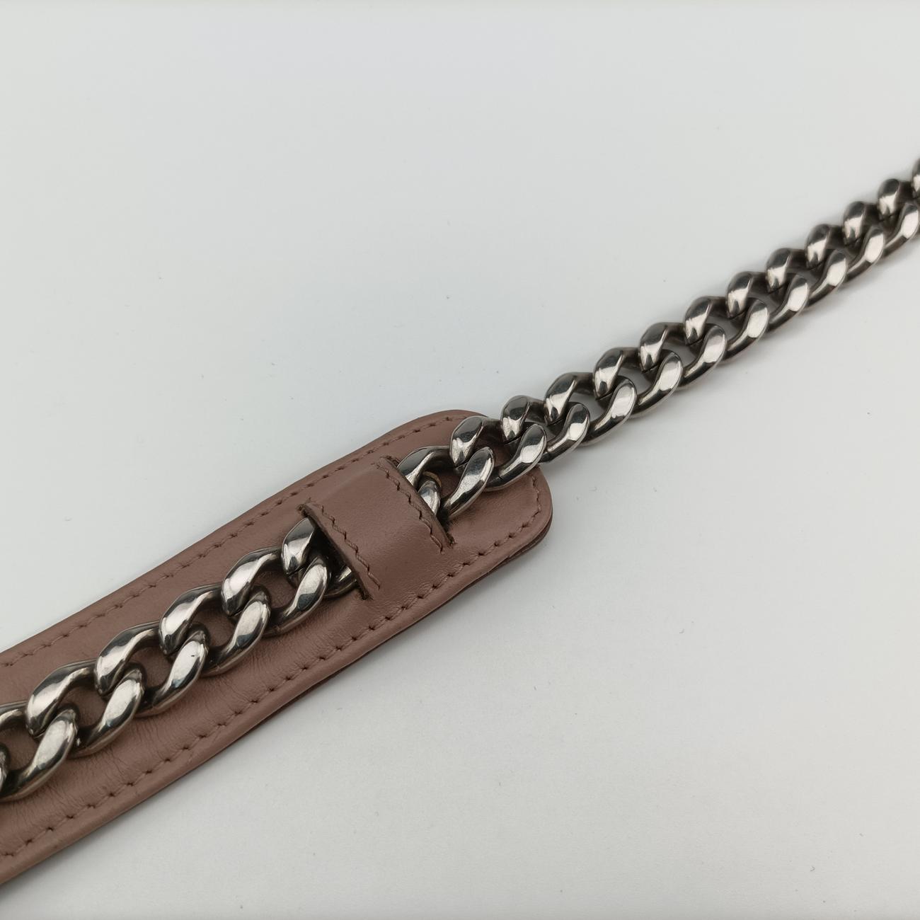 Pre-owned Prada Diagramme Pink Leather 1BD107 shoulderbag | stylenewstar