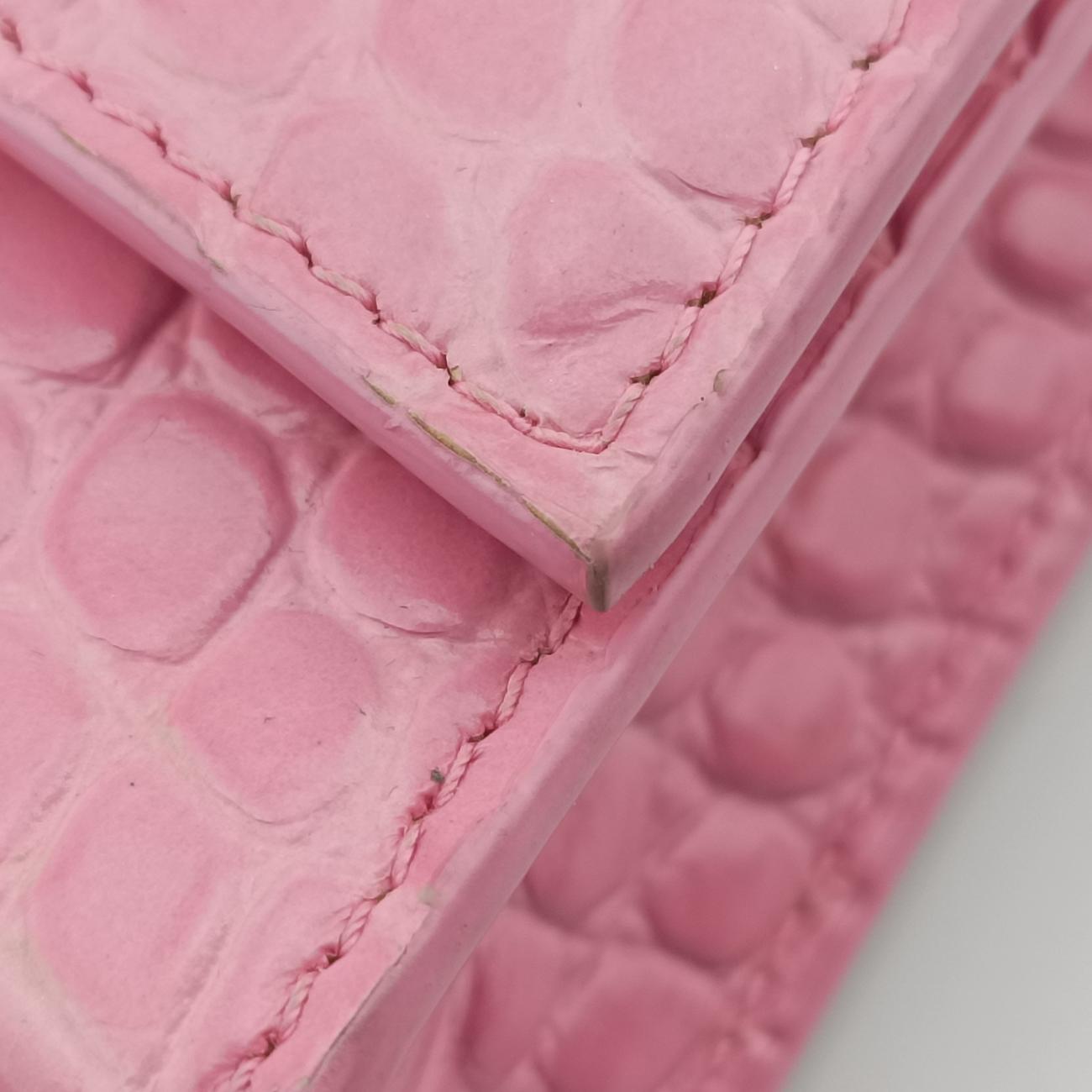 Pre-owned Balenciaga Hourglass Pink Leather  shoulderbag | stylenewstar