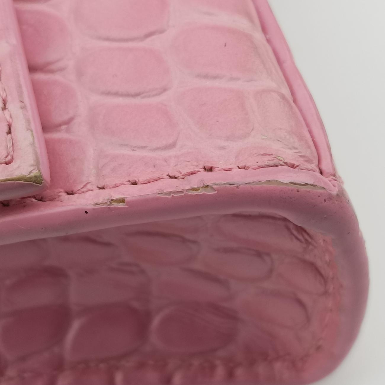 Pre-owned Balenciaga Hourglass Pink Leather  shoulderbag | stylenewstar