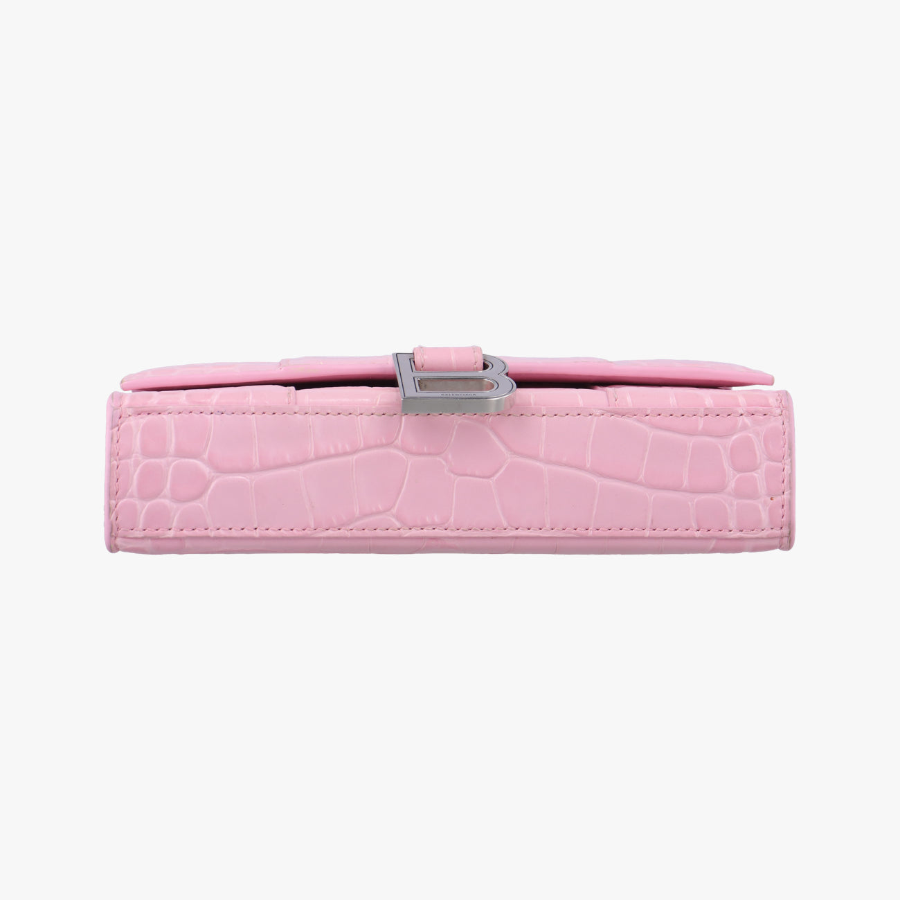 Pre-owned Balenciaga Hourglass Pink Leather  shoulderbag | stylenewstar