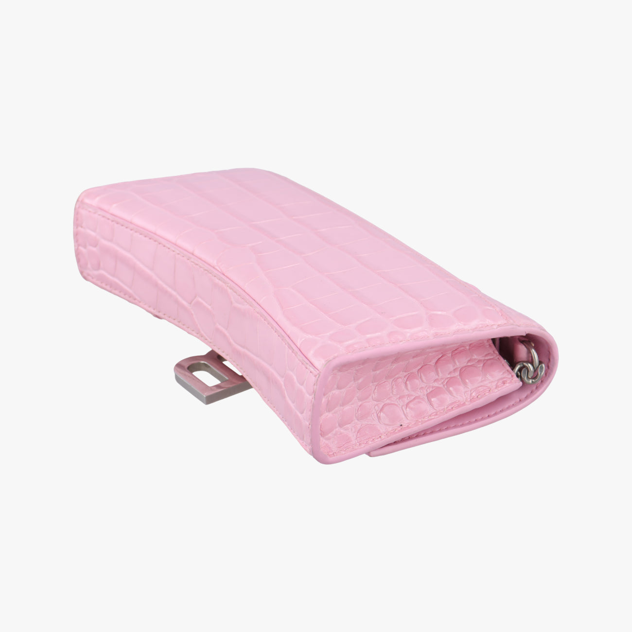 Pre-owned Balenciaga Hourglass Pink Leather  shoulderbag | stylenewstar