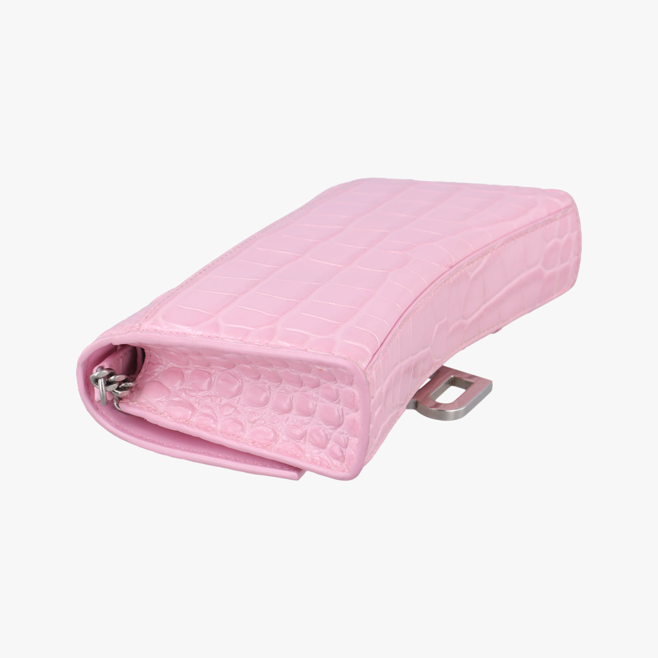 Pre-owned Balenciaga Hourglass Pink Leather  shoulderbag | stylenewstar