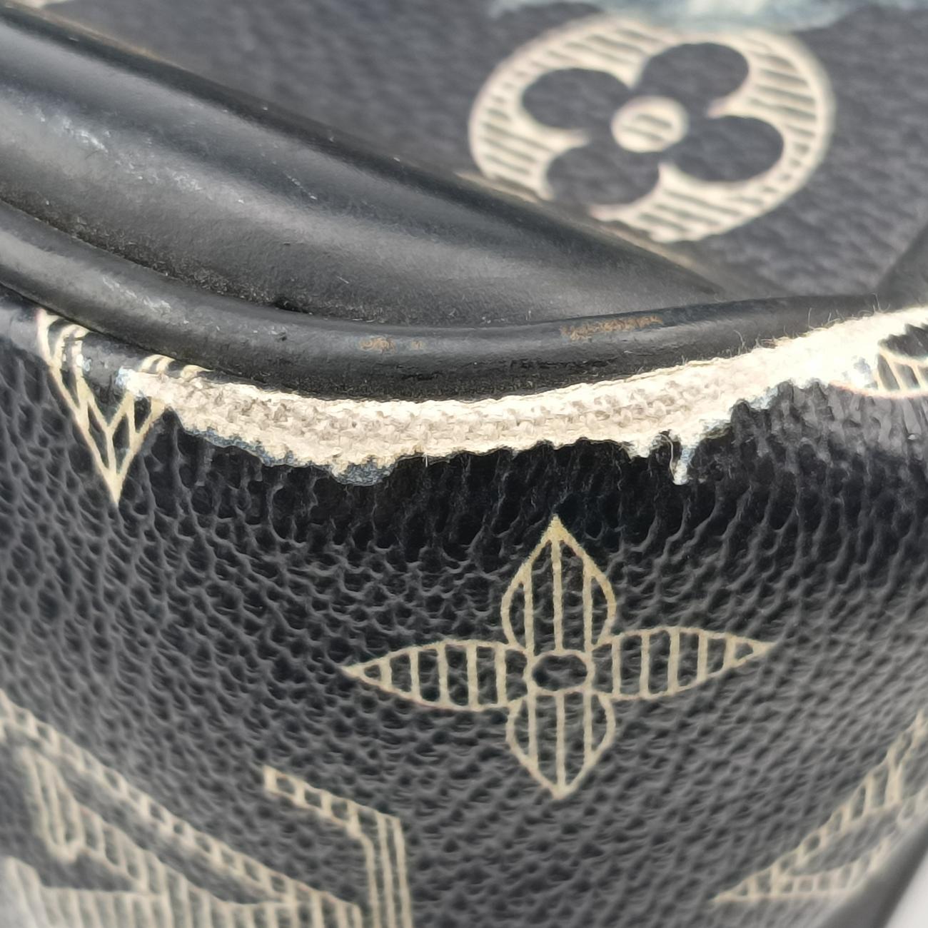 Pre-owned Louis Vuitton Messenger PM navy Monogram Savane M54248 shoulderbag | stylenewstar