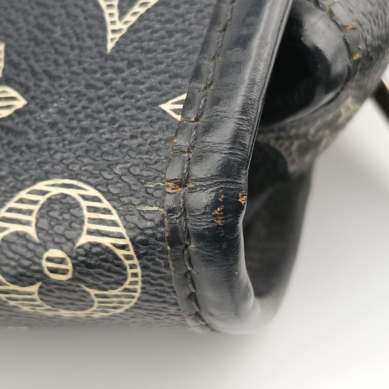 Pre-owned Louis Vuitton Messenger PM navy Monogram Savane M54248 shoulderbag | stylenewstar