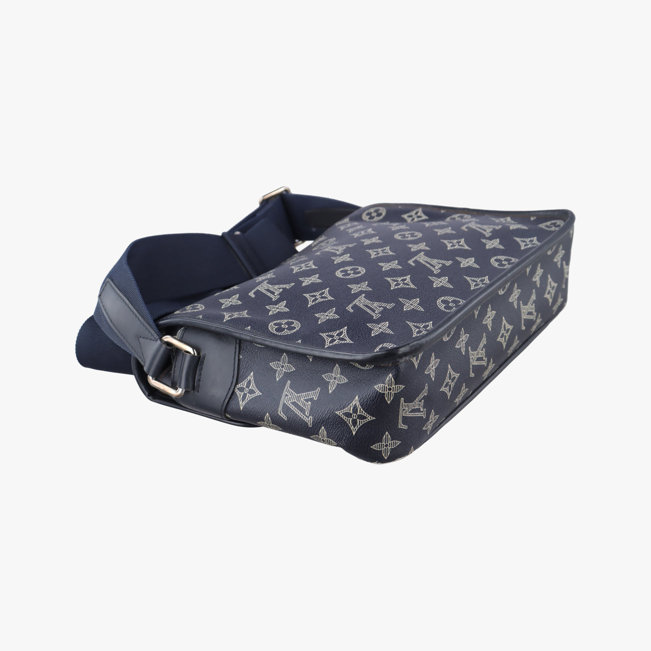 Pre-owned Louis Vuitton Messenger PM navy Monogram Savane M54248 shoulderbag | stylenewstar
