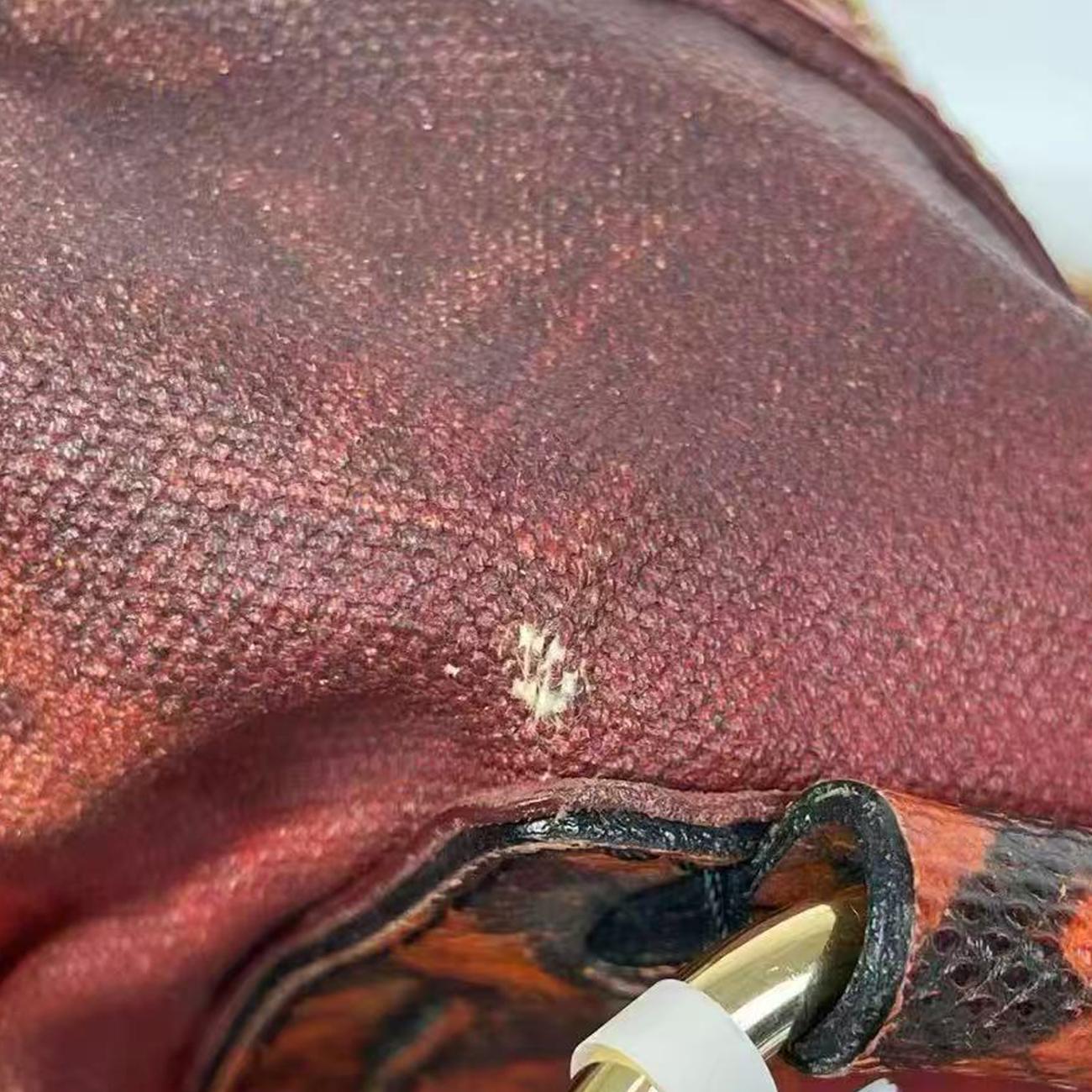 Pre-owned Louis Vuitton Man Crazy rouge×multicolor Monogram Jokes M95737 handbag | stylenewstar