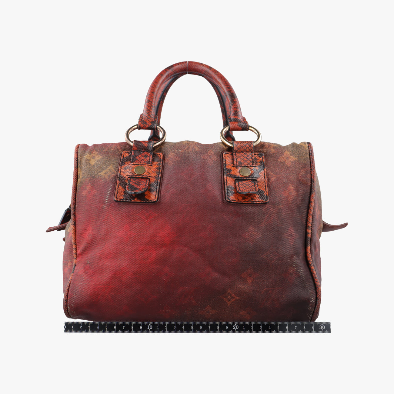 Pre-owned Louis Vuitton Man Crazy rouge×multicolor Monogram Jokes M95737 handbag | stylenewstar